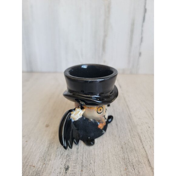 Yankee Candle bat boy tea light holder Halloween decor skeleton - Picture 4 of 8